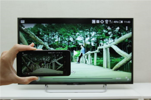 Cách phát Video hình ảnh từ điện thoại HTC lên tivi Sony