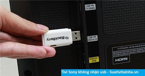 Tivi Sony không nhận USB