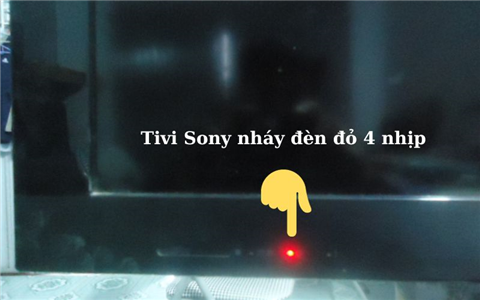 Tivi Sony Nháy Đèn Đỏ 5 Lần