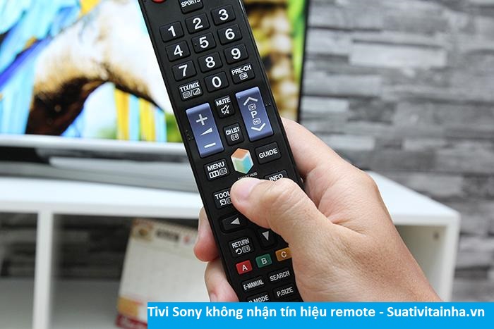 Tivi Sony không nhận tín hiệu remote